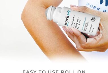 workvie lidocaine roll on pain relief cream 2pk review