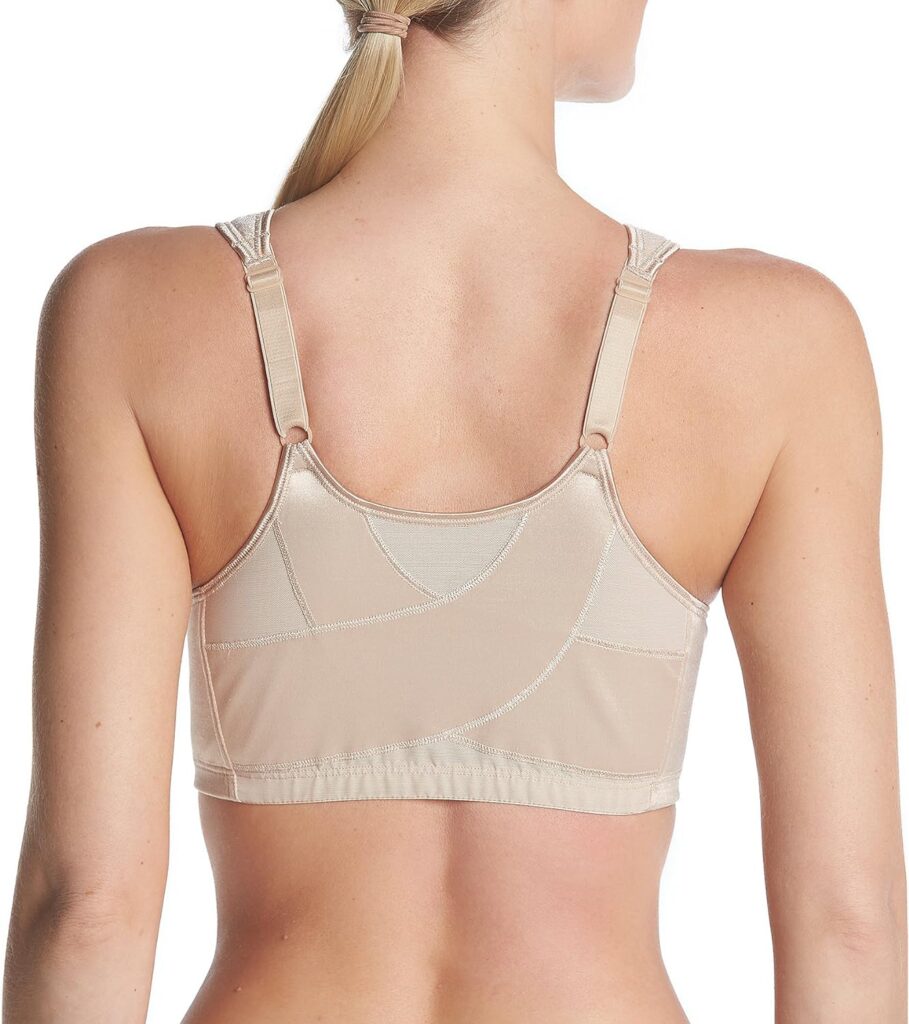 Womens 18 Hour Front Close Wirefree Back Support Posture Full Coverage Bra USE525